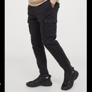 H&M skinny cargo pants